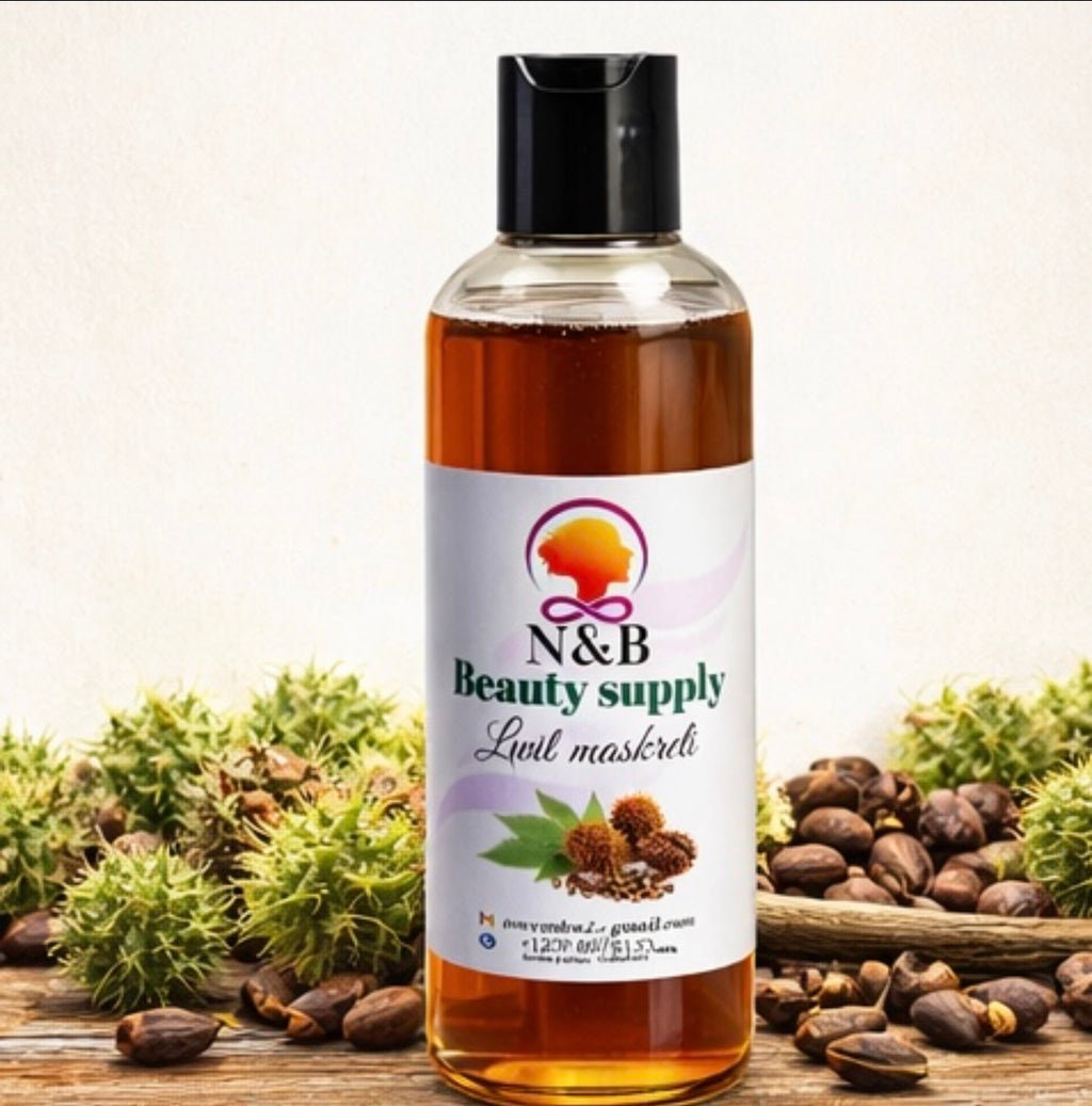 Premium Natural Castor Oil for Hair & Skin – 8 oz